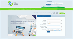 Desktop Screenshot of moksleiviopazymejimas.lt